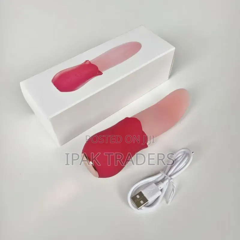 💕Rechargeable Silicone Tongue Vibrator
:
* Soft