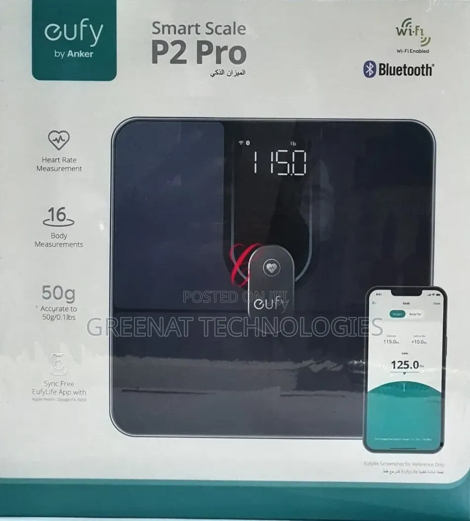 Anker Eufy Smart Scale P2 Pro 16 Body Measurements WiFi + Bluetooth