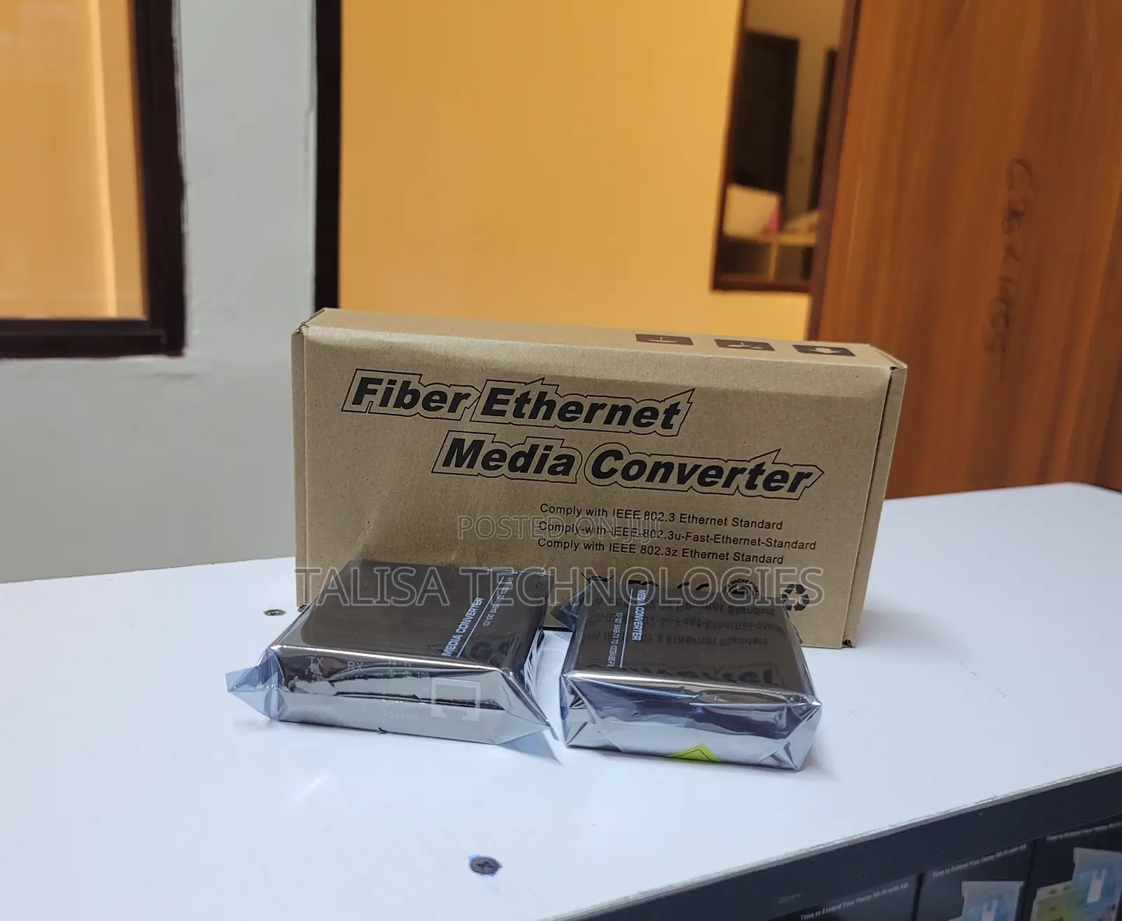 Netlink Gigabit Single-Mode Media Converter Base 100
