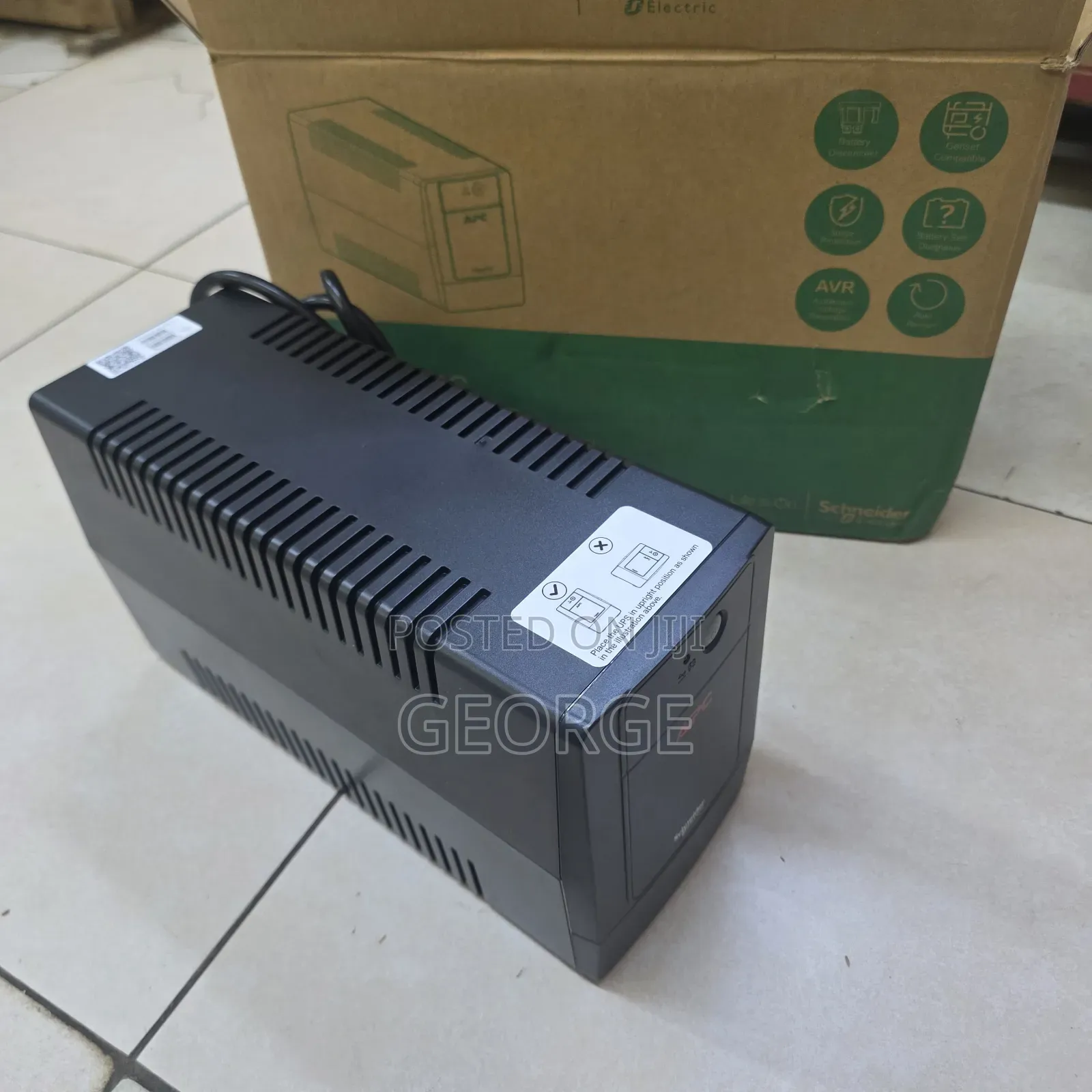 APC Easy Ups 2200va 1200w Bvg2200i-MSX With Avr