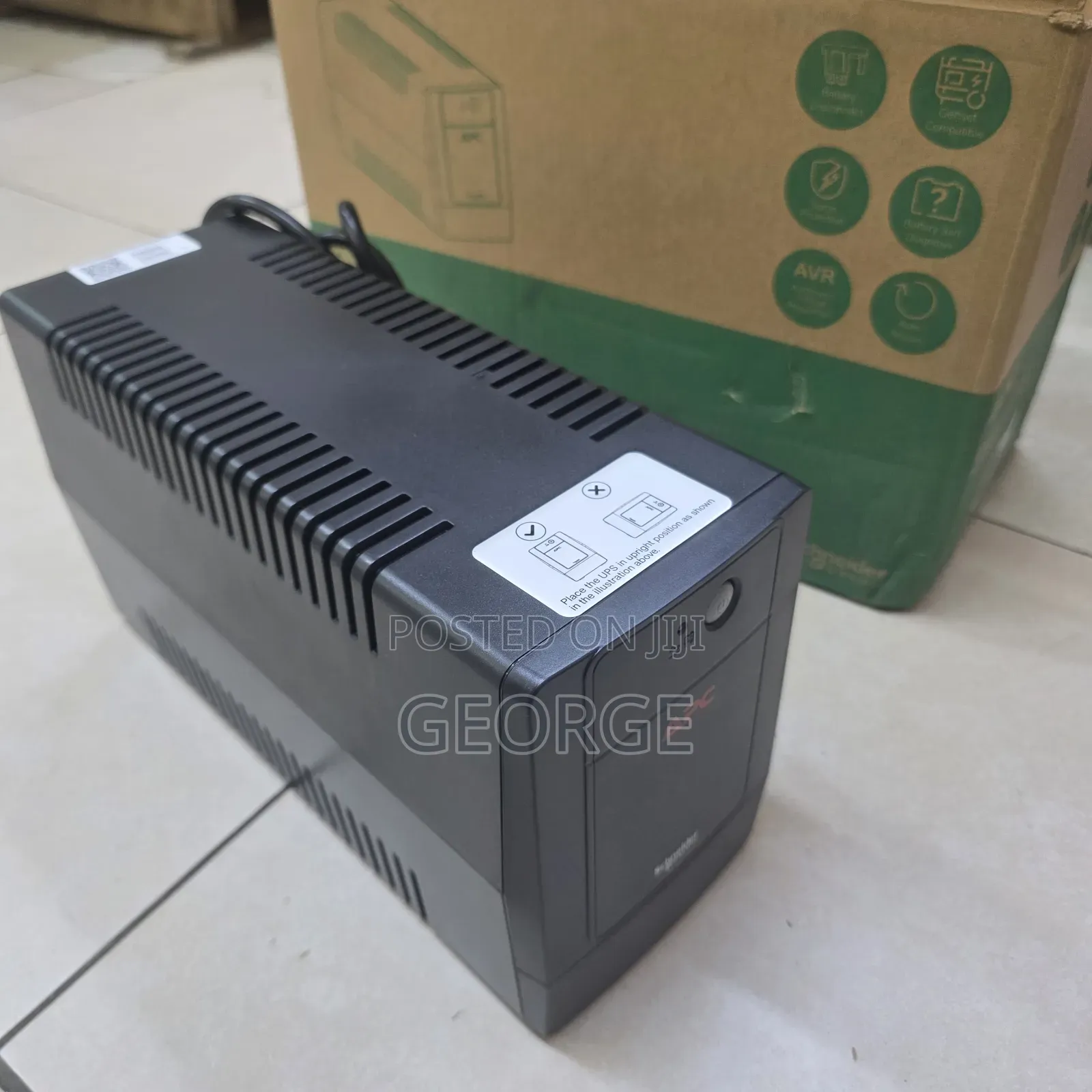 APC Easy UPS 2200VA With AVR – BVG2200I-MSX 4 Outlets