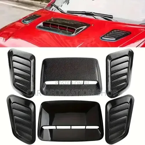 Decorative Stick on Bonnet Air Vents With Scoop