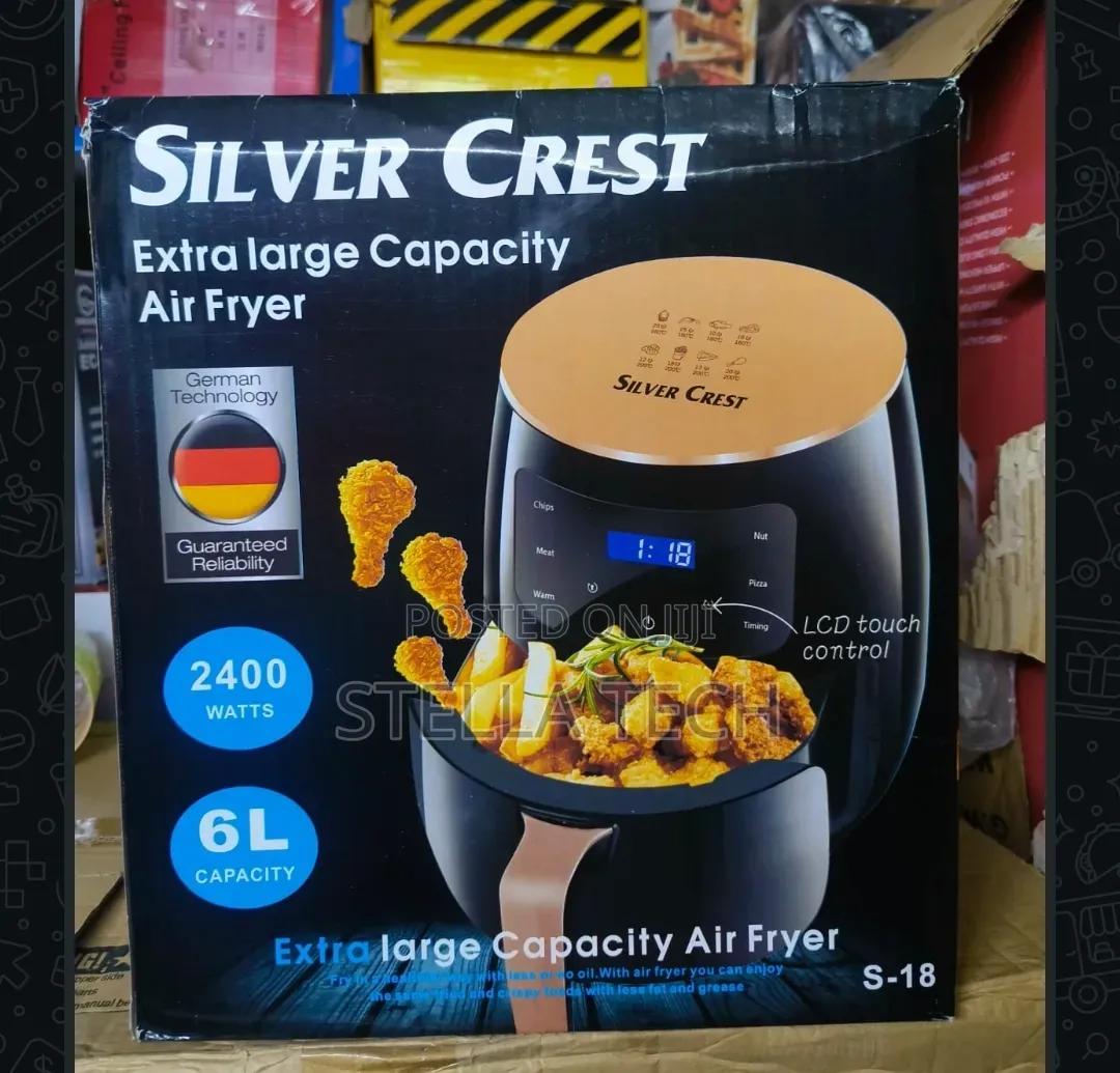 6 Litres Silver Crest Air Fryer