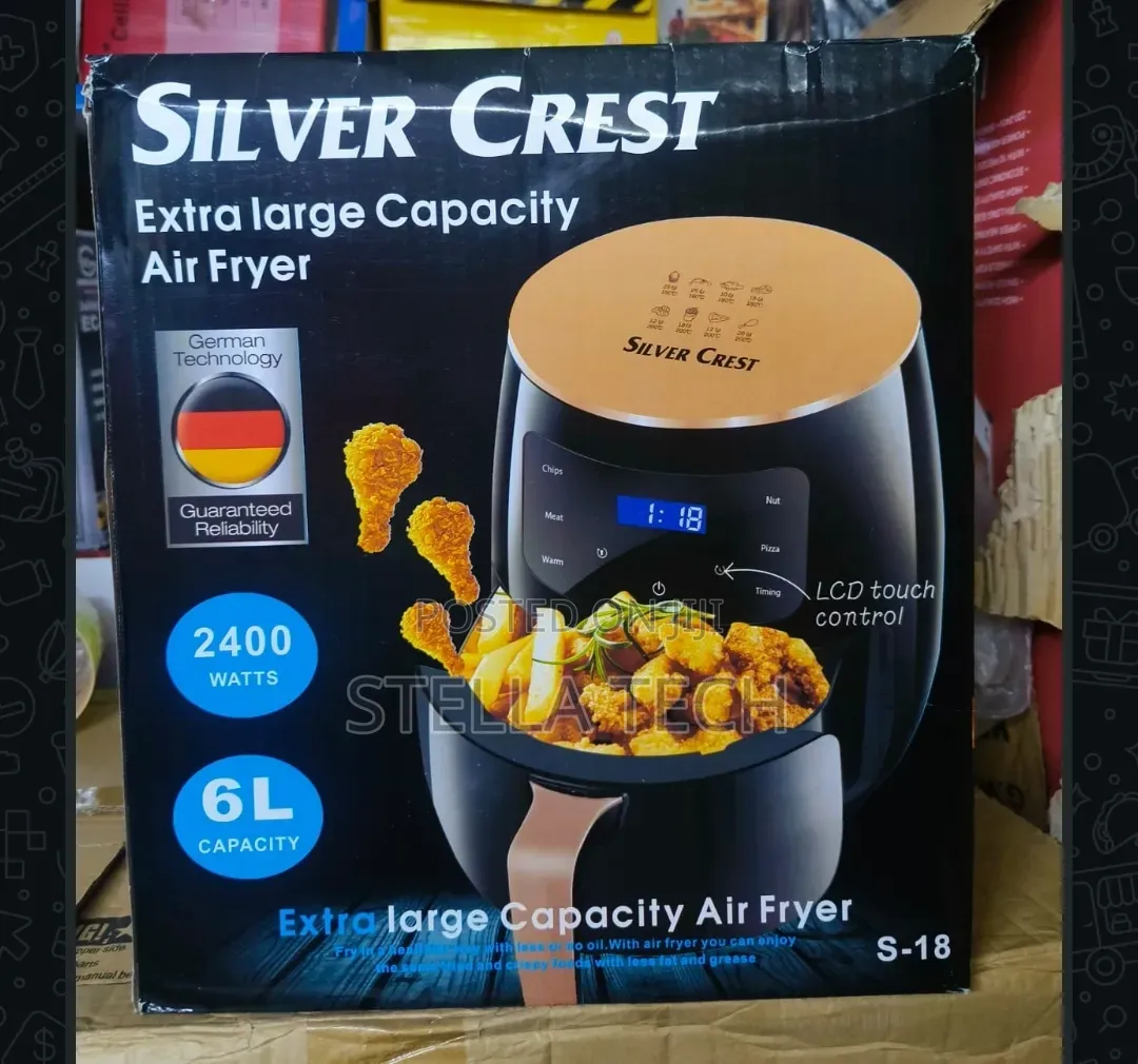 6 Litres Silver Crest Air Fryer