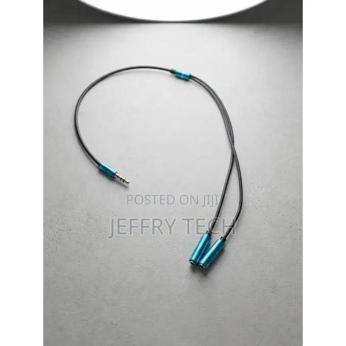 3.5mm TRRS Male to Dual 3.5mm Female Audio Splitter Cable
