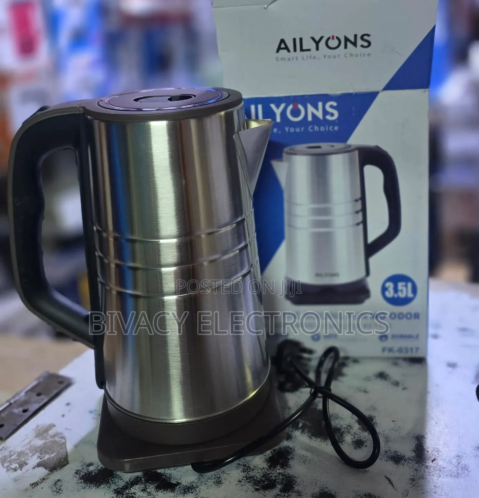 3.5 Nunnix Electric Kettle Code 0317