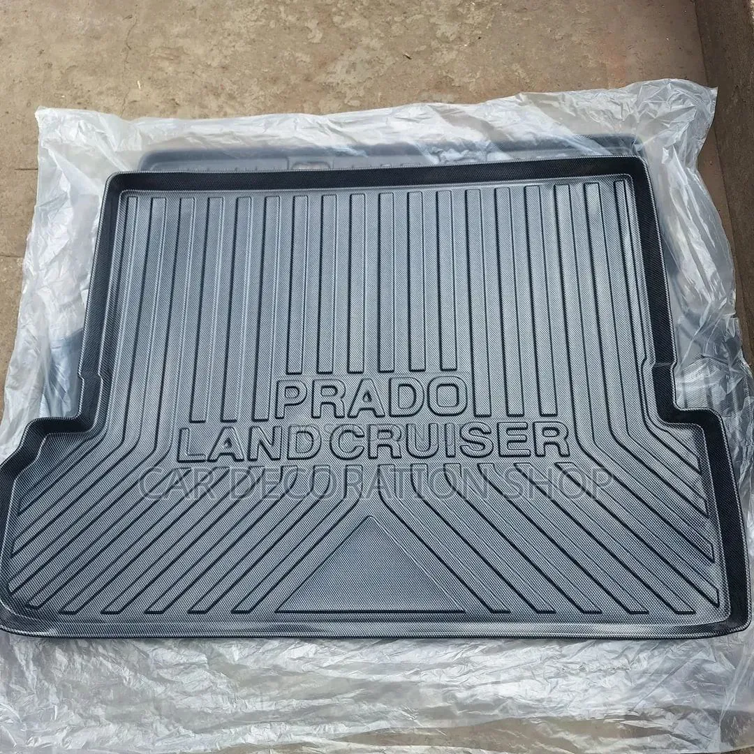 Prado J150 Boot Mat With Raised Edges Antislip Vertical Ribs