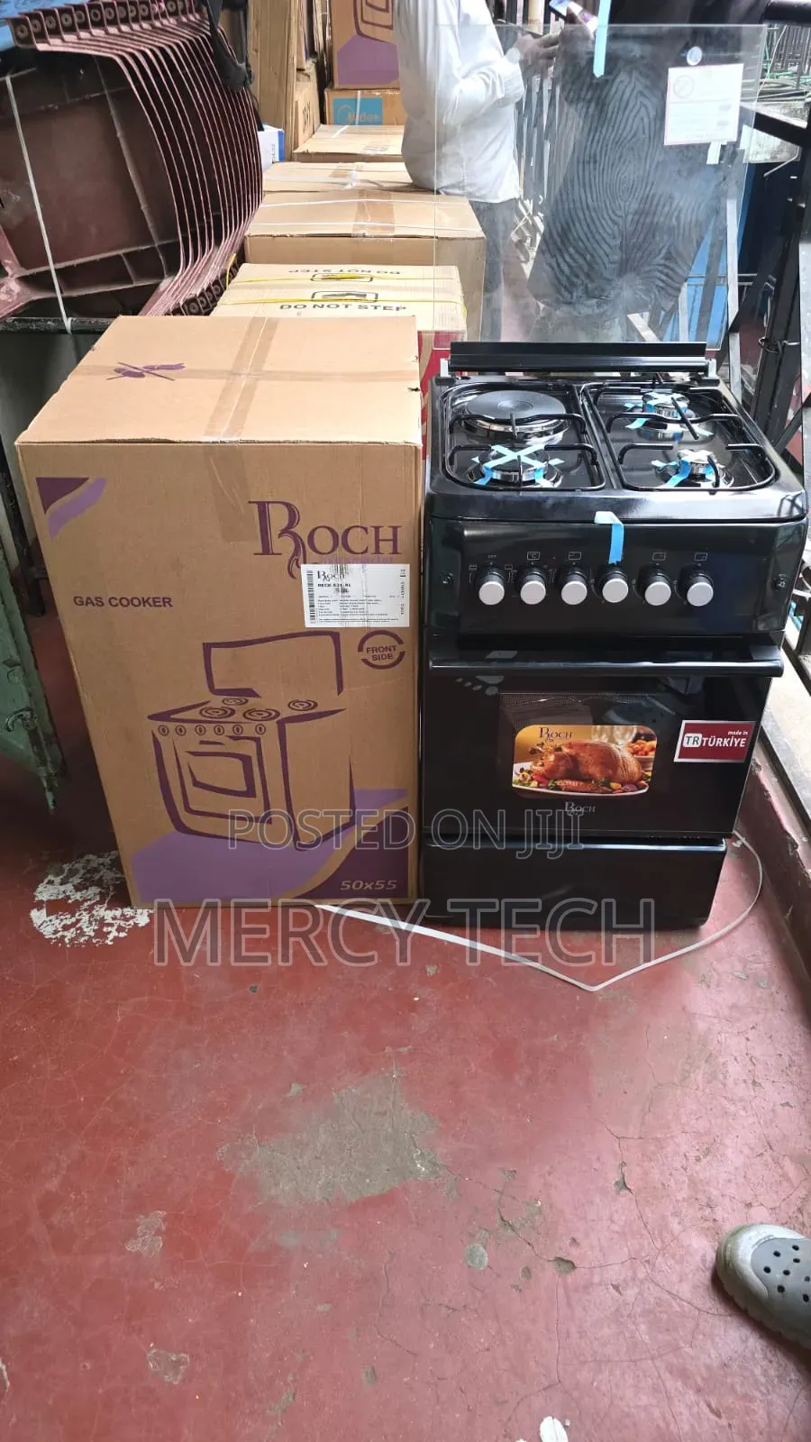 Turkey Roch Black 50x55 Standing 3+1 Cooker