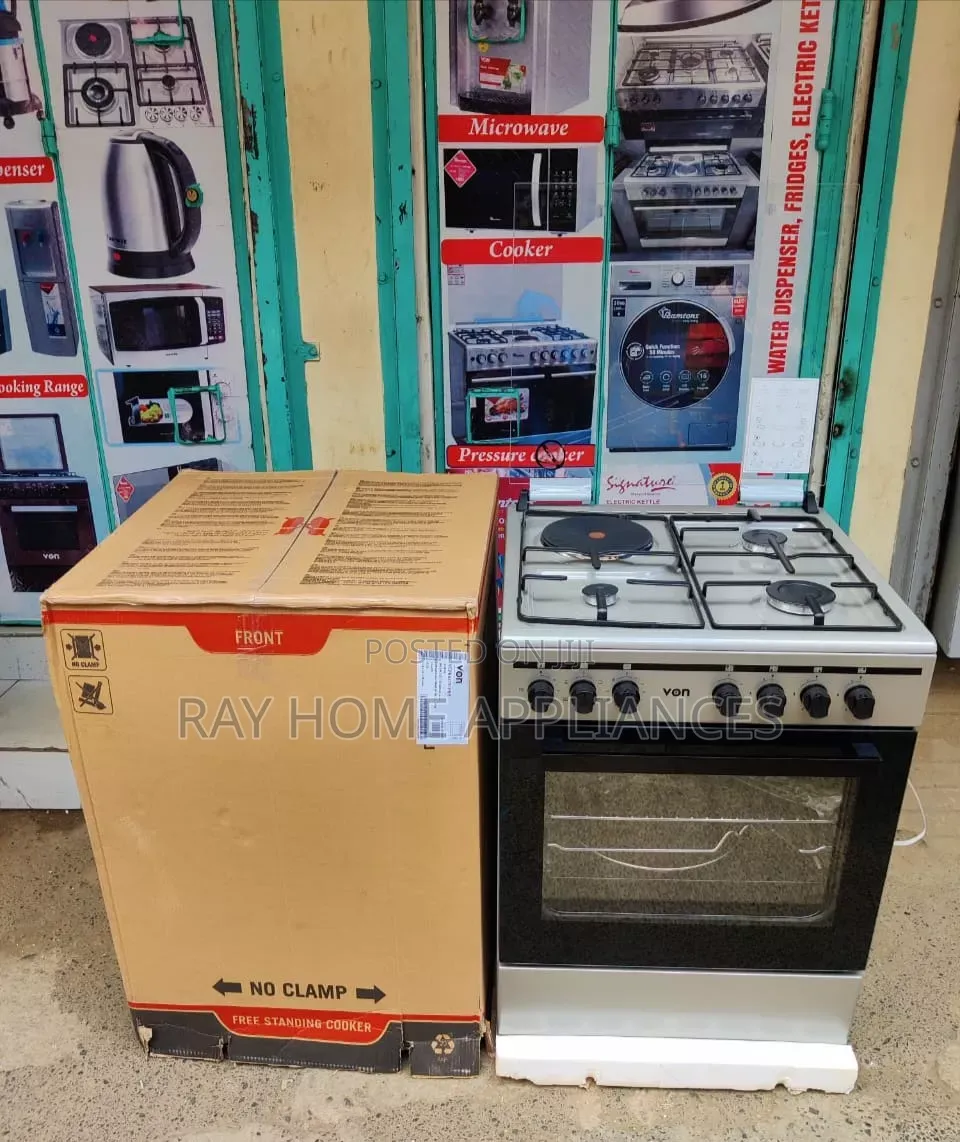 Von Model:VCF653151FSY 3gas+1electric Plate Cooker With Gas Sensor