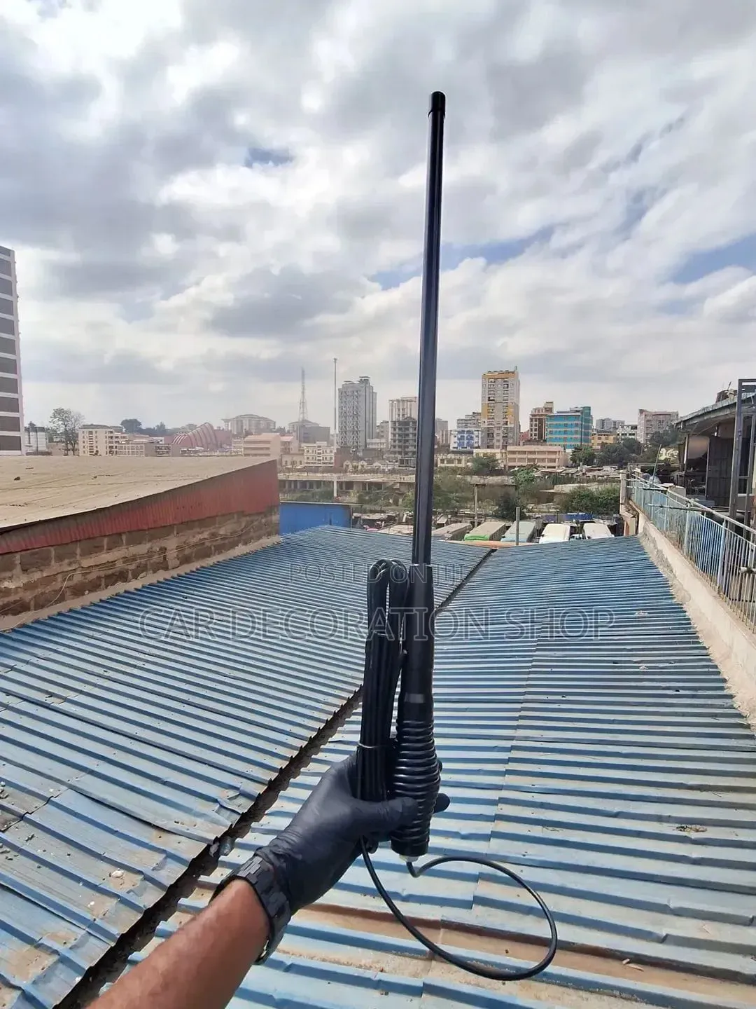 Heavy Duty Universal Short Bullbar Antenna for 4x4 Offroad Vehicle