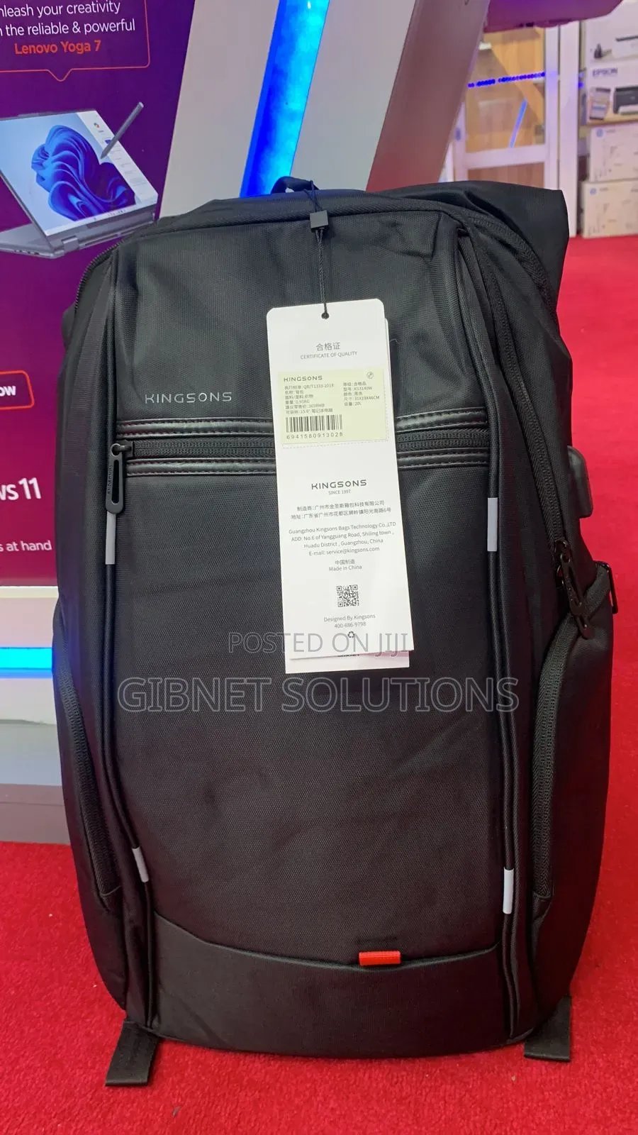 Kingsons 15.6" Laptop Backpack Bags