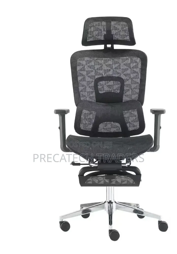 Comfortable Managerial Office Chair With Headrest