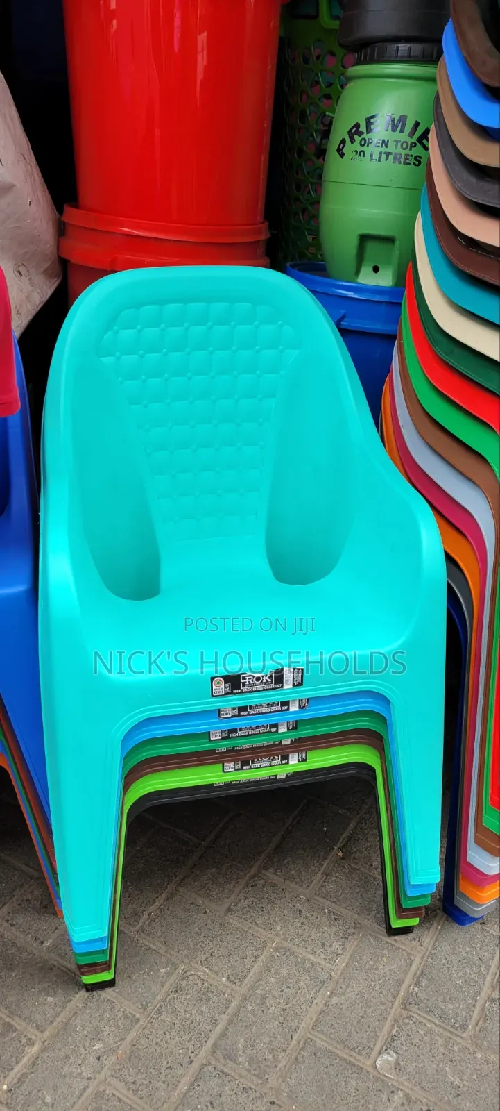 Modern Rok Chairs, Zurich Plastic Chairs