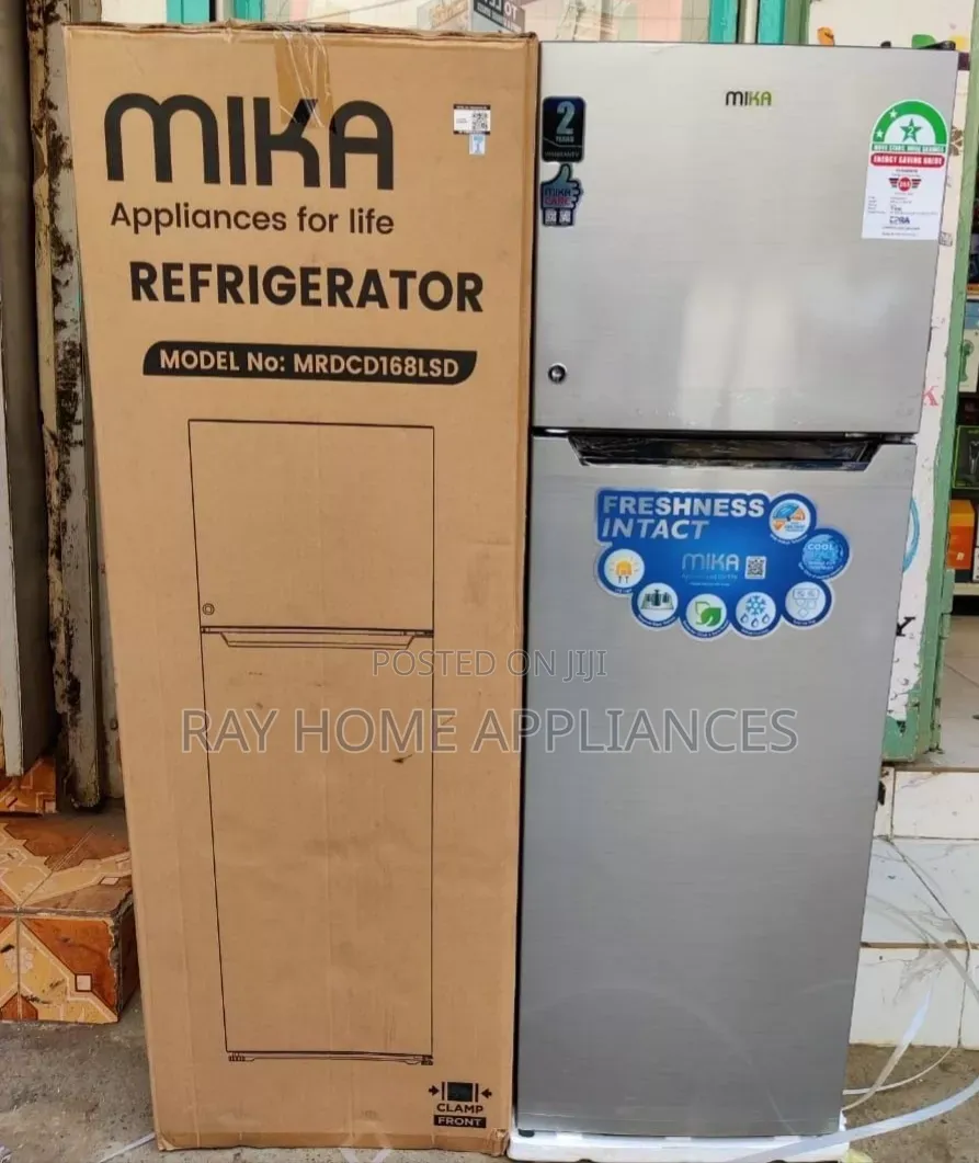 Mika Direct Cool 168Litres Double Door Refrigerator