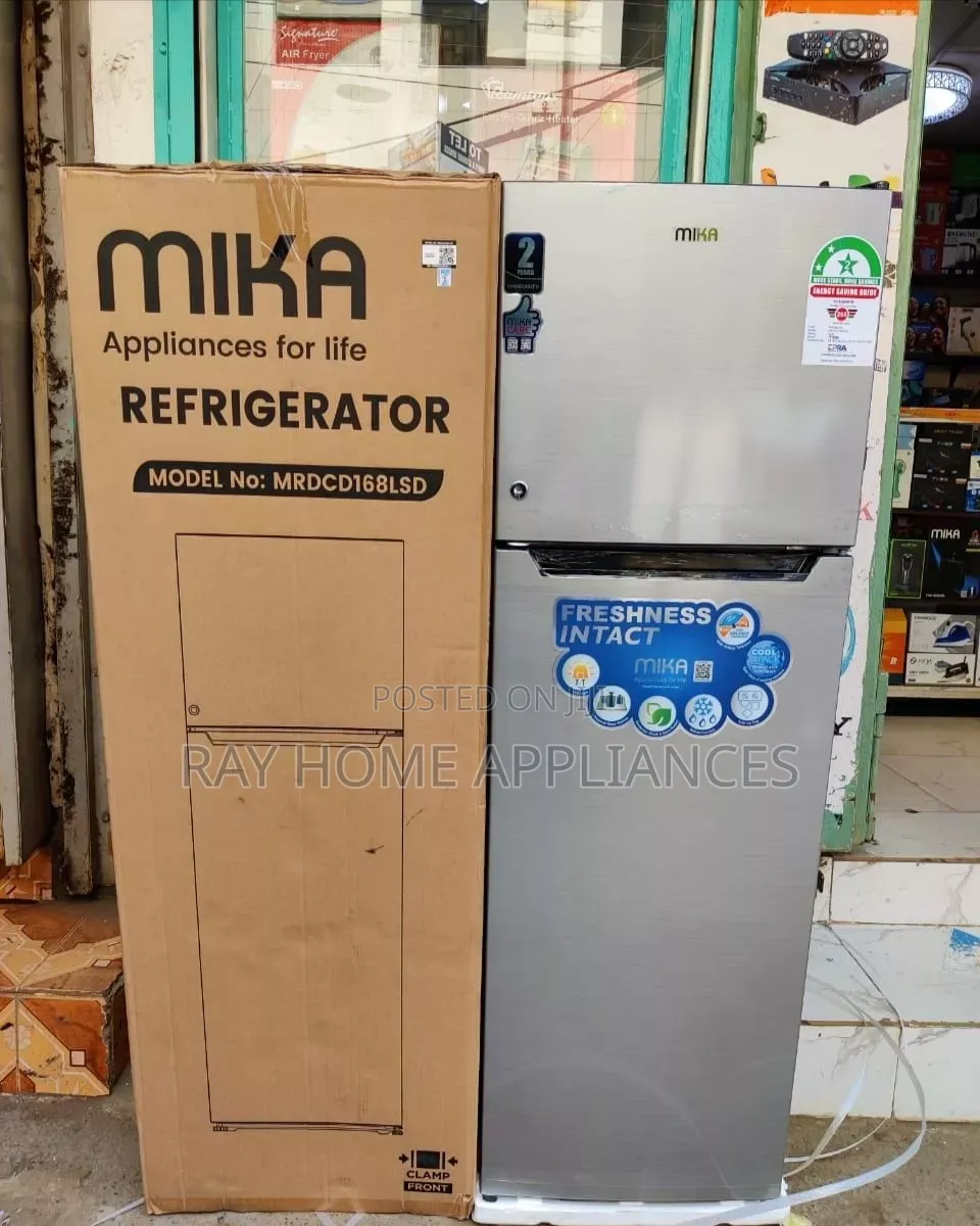 Mika Direct Cool 168Litres Double Door Refrigerator
