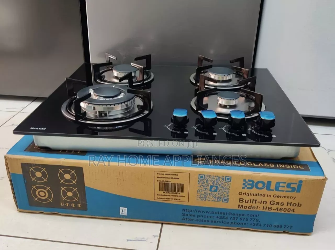 60cm Bolesi Built in Kitchen Hob 4gas Burner
