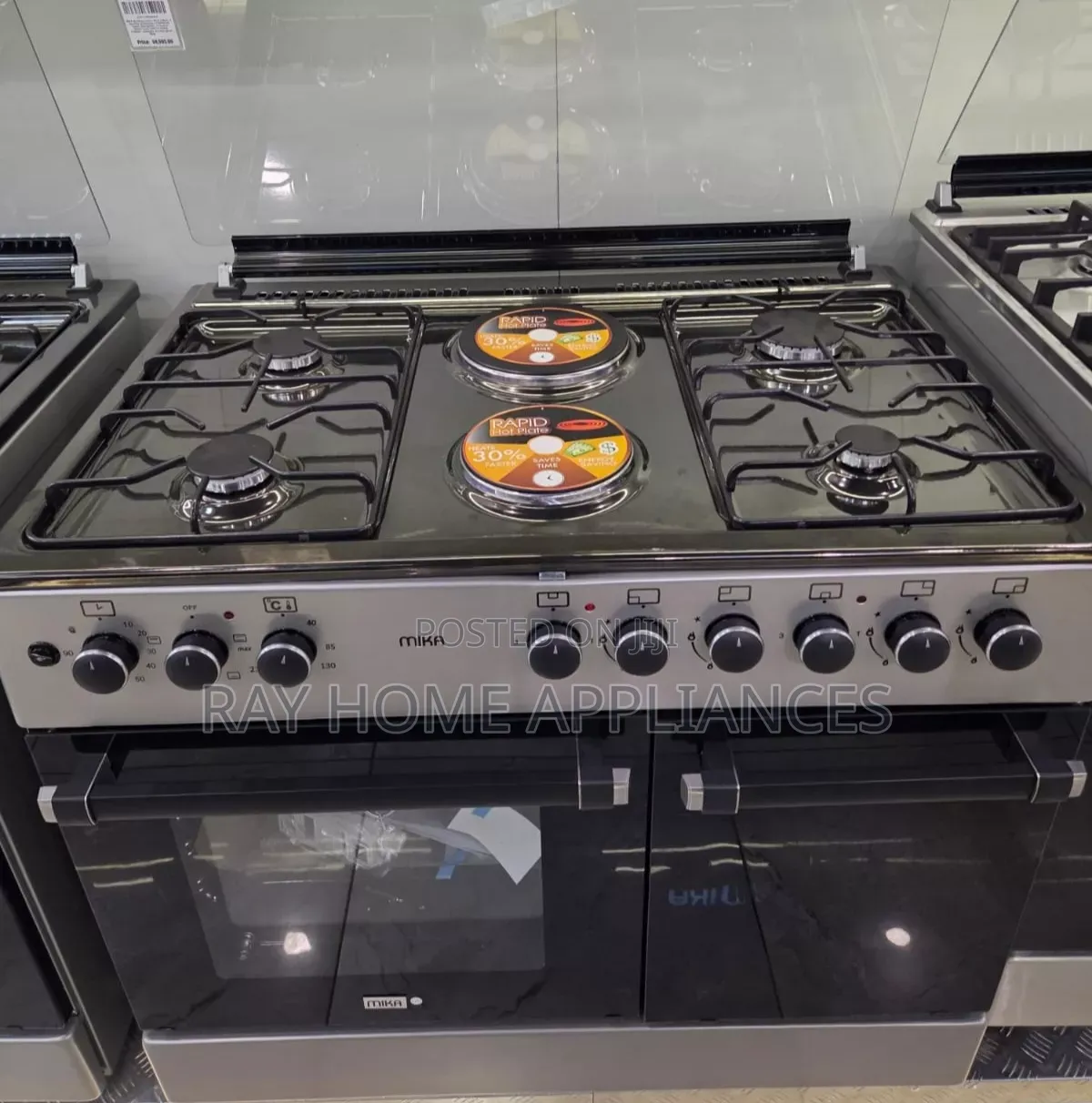 60*90cm  Mika Standing Cooker Model_ : MST9042EG4SB(MST90PU42SLGC4)