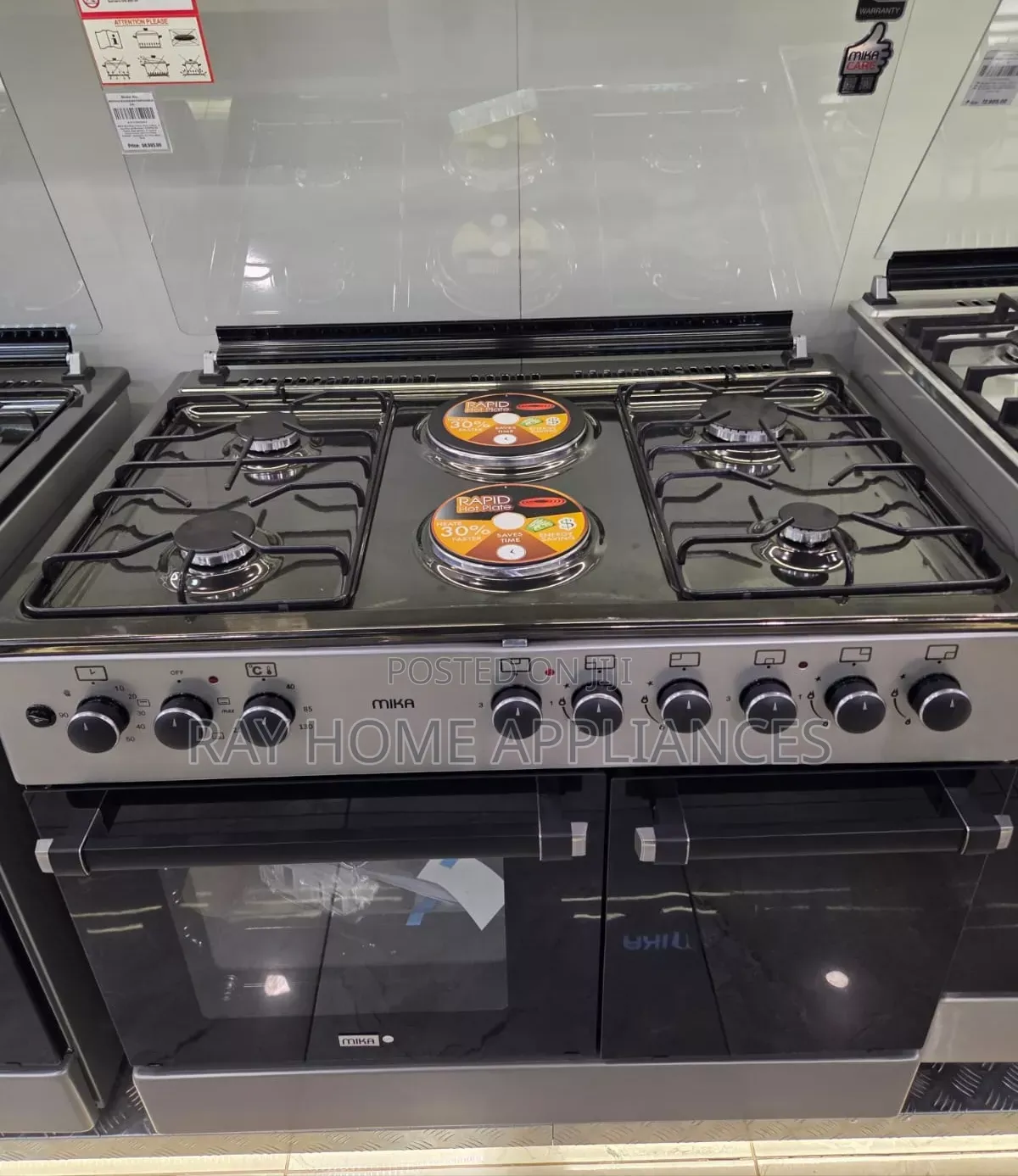 60*90cm  Mika Standing Cooker Model_ : MST9042EG4SB(MST90PU42SLGC4)