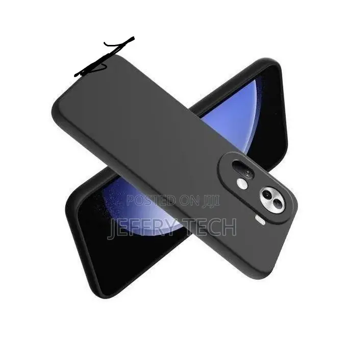 Silicon Back Case for Oppo Reno 11 Pro 5g - Black