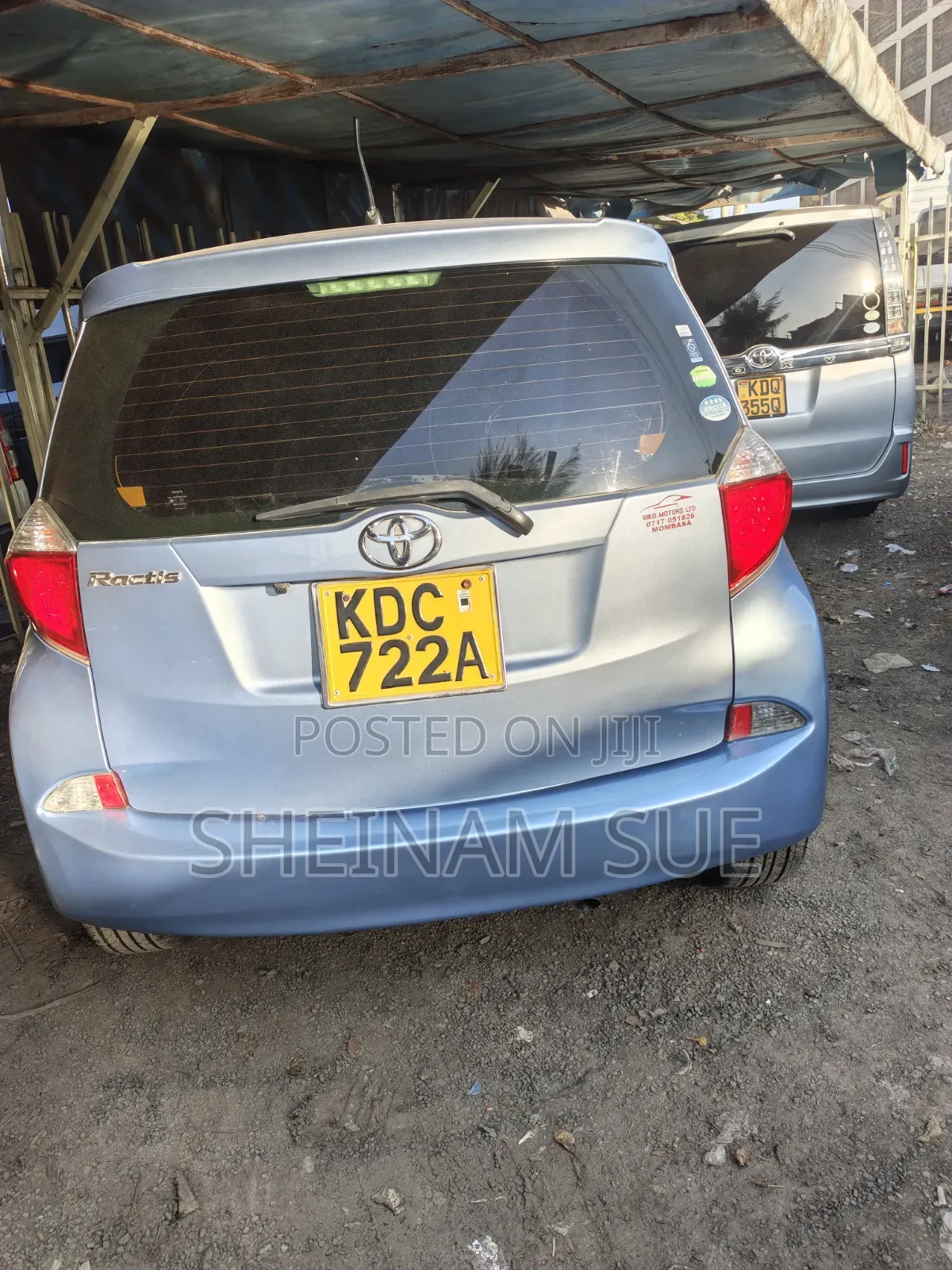 Toyota Ractis 2015 Blue
