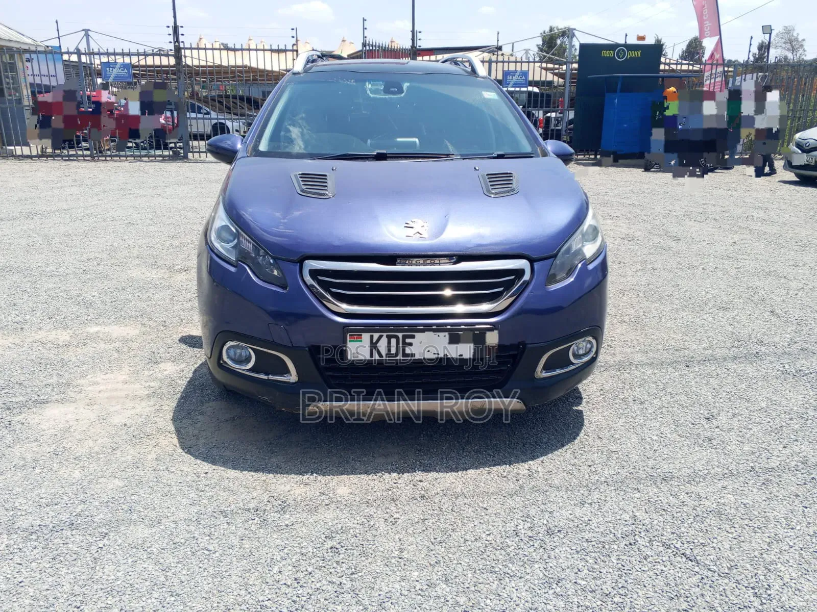 Peugeot 2008 2014 Blue