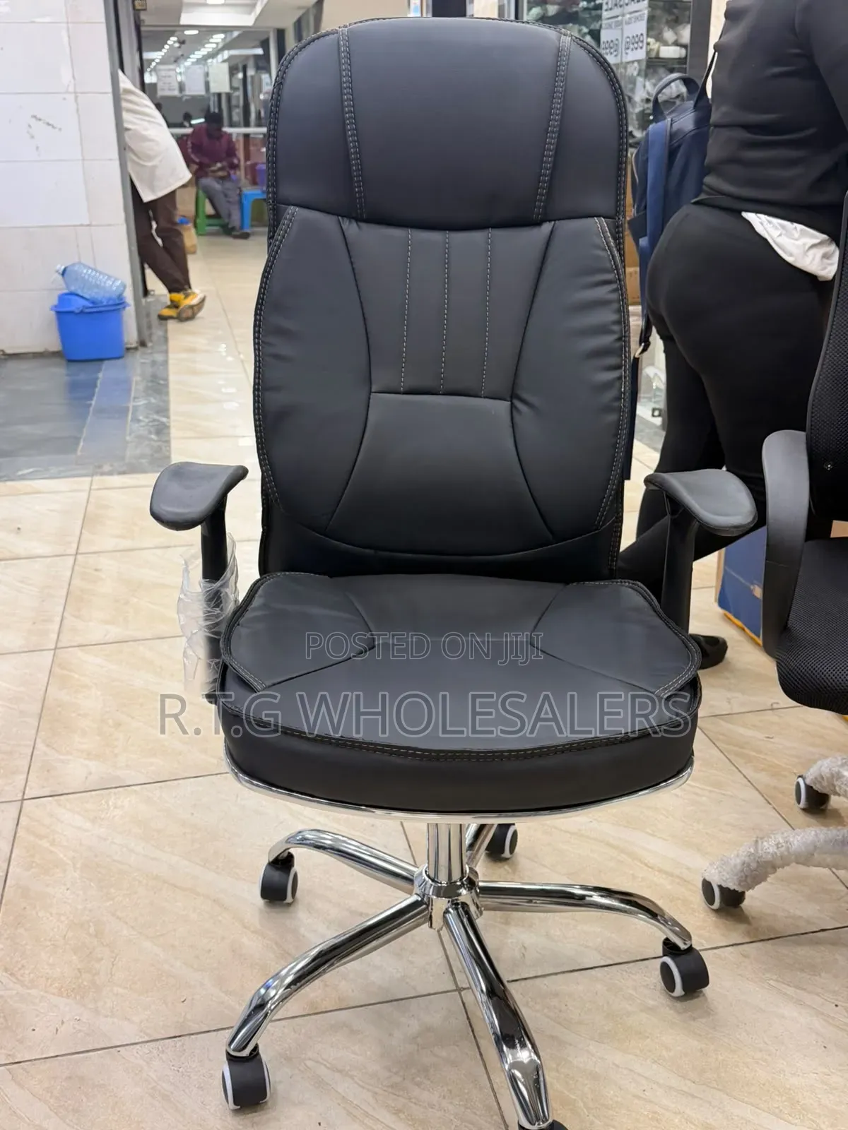 Executive Leather Office Chair ~ High Back 
@
