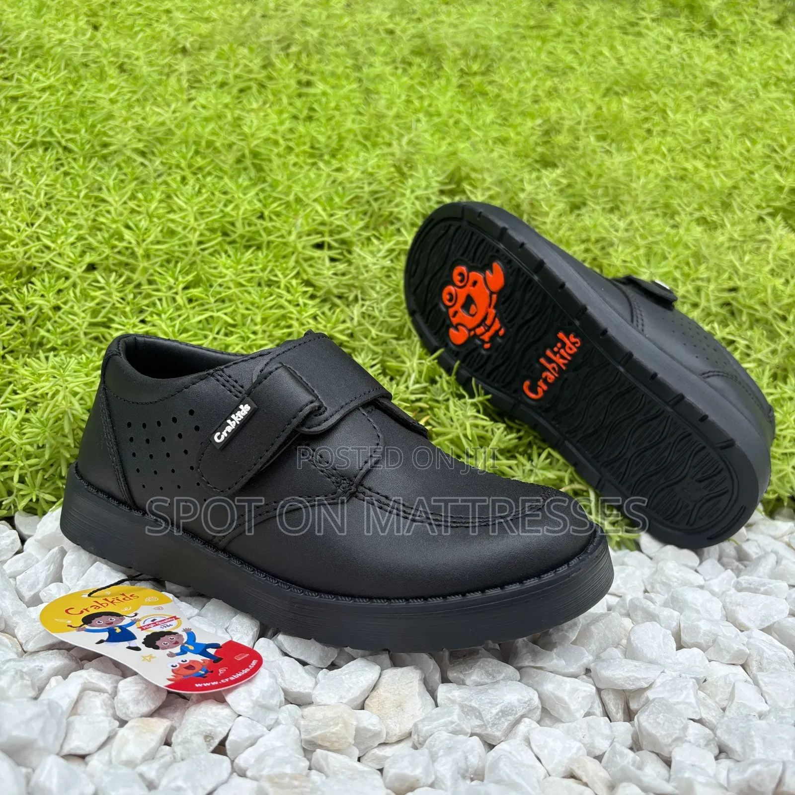 Crabkids Brushable School Shoes Boys and Girls Sizes 27-36