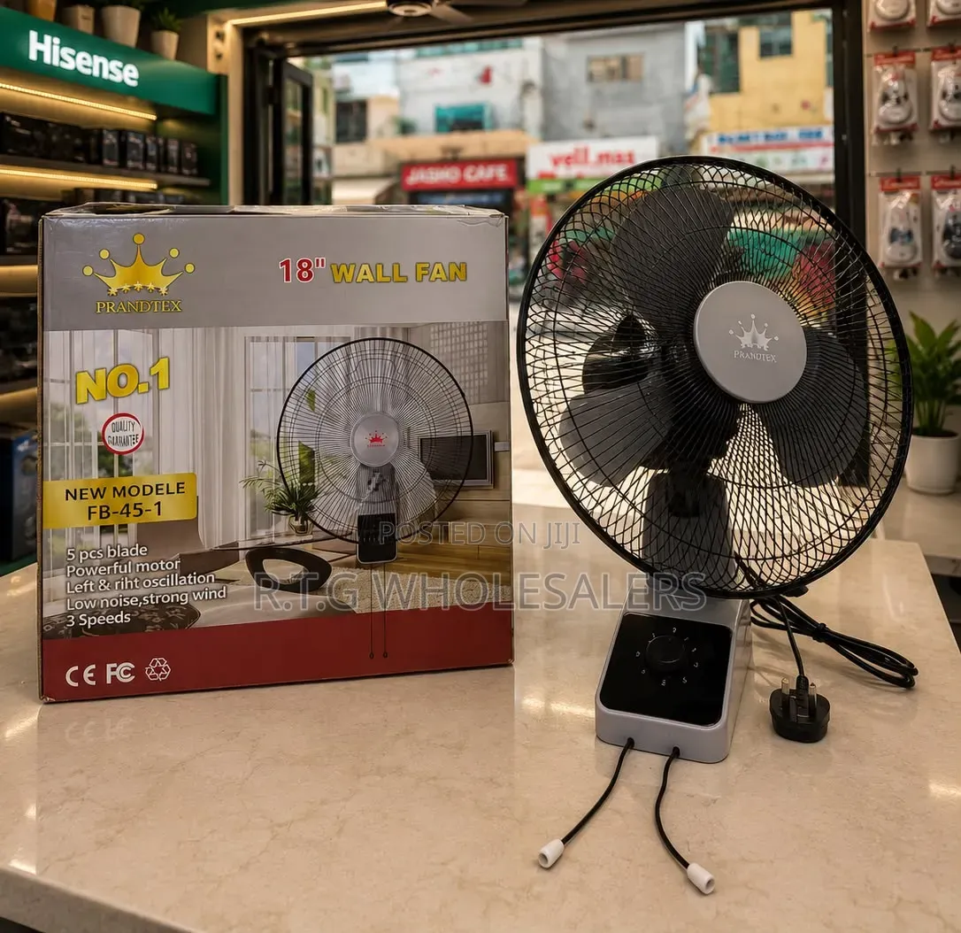 18iches Wall Fan 
With Remote @