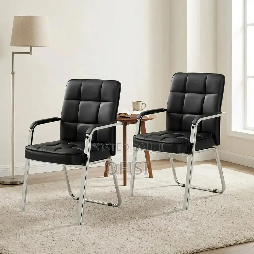 Office Chair; Modern Leather Waiting Chair