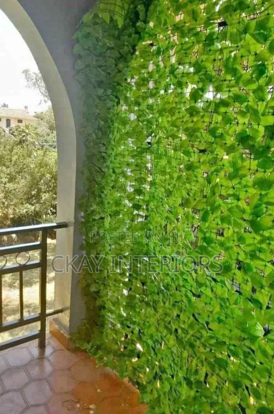 Make Your Balcony Wall Feel More Secluded  With  Artificial Fence