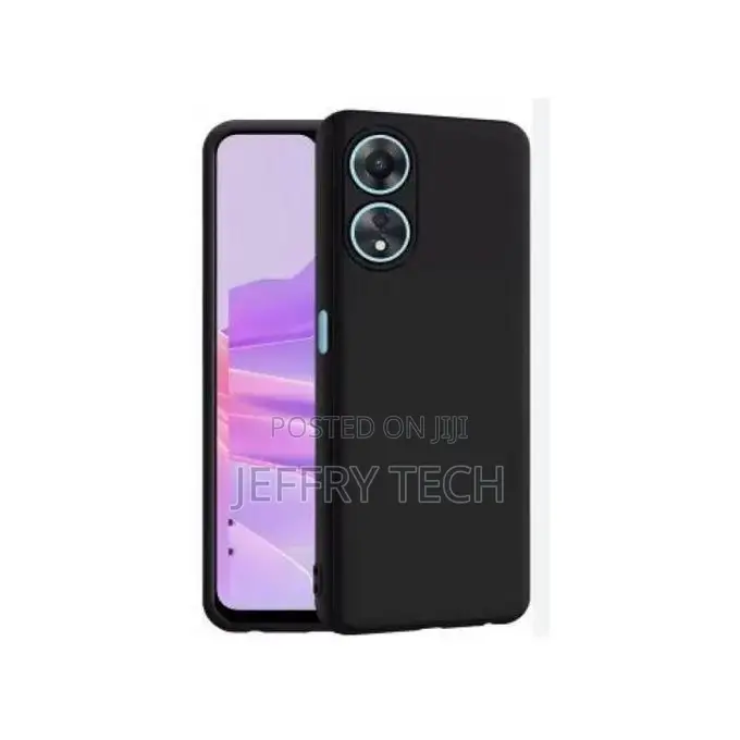 Silicon Back Case for Oppo A60 4g - Black