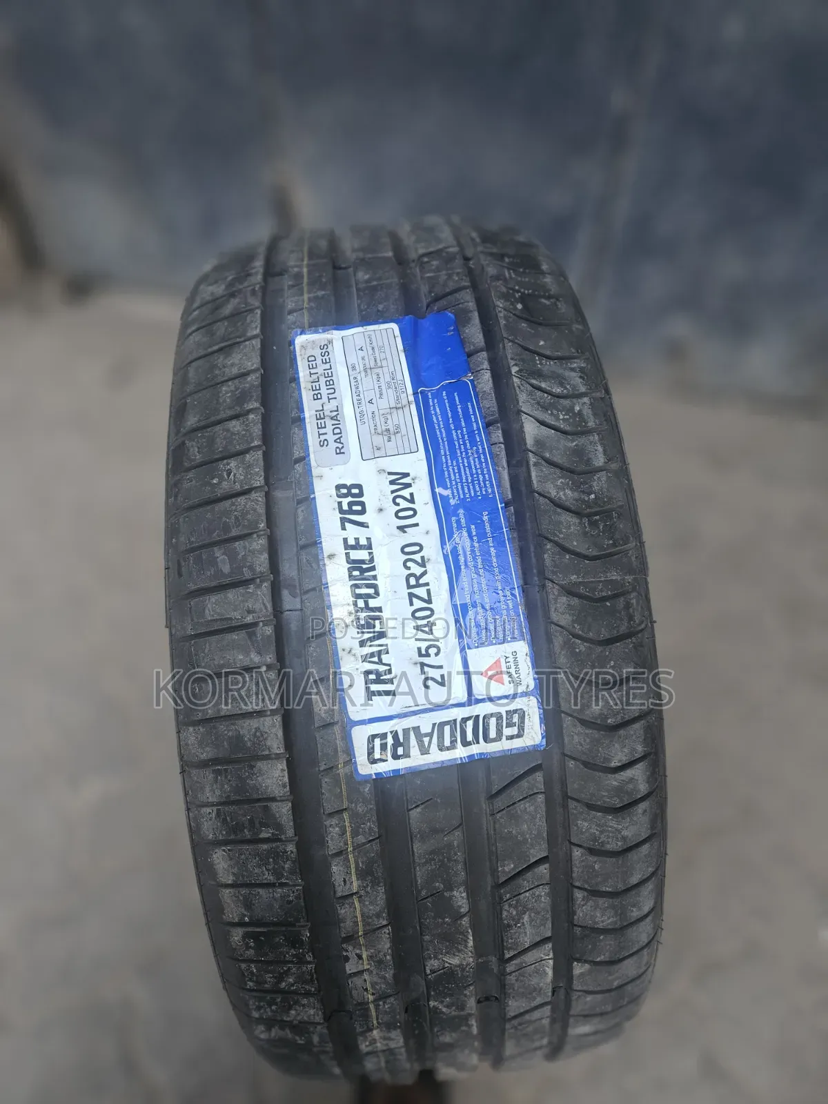 275/40r20 Goddard Tire