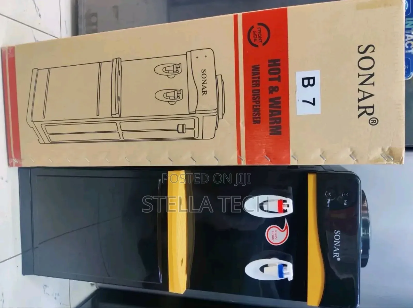 🔥🔥black Sonar B7 Hot and Normal Free Standing Water Dispenser