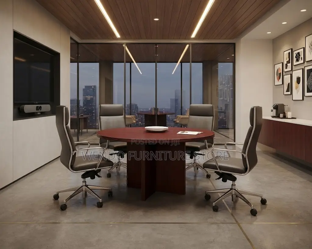 Office Table; Wooden 120cm Conference Boardroom Table