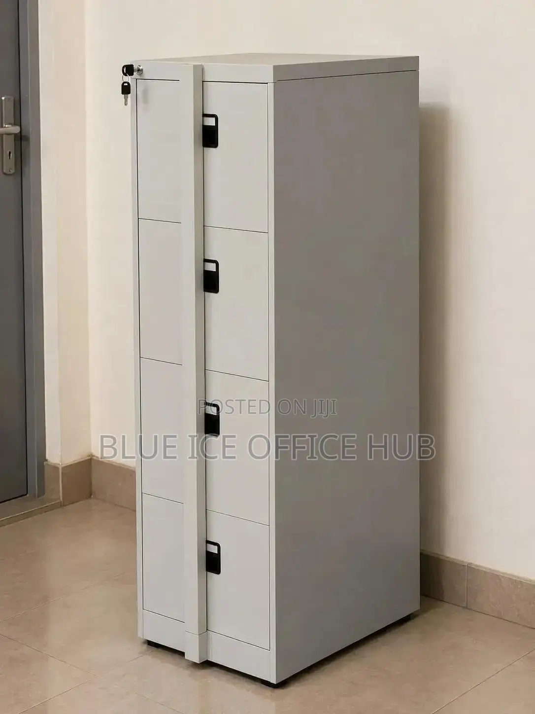 4-Drawers Steel Office Cabinet With Lock Bar