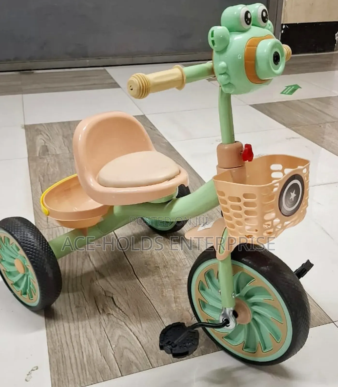 Musical Kids Tricycle – Comfortable Leather Seat | Fun & Stylish