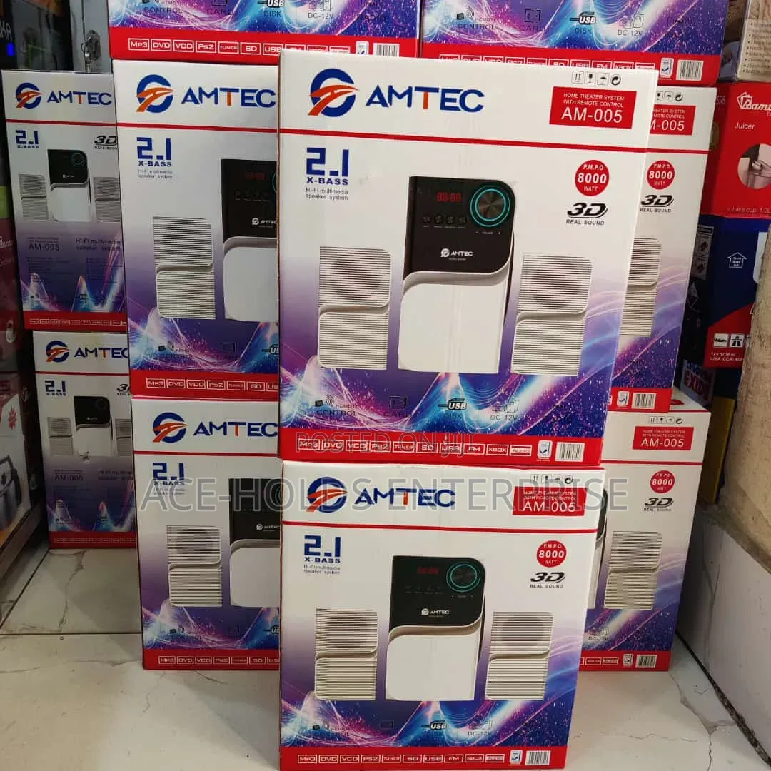 Amtec AM-005 2.1CH Woofer – Powerful Bass & Immersive Sound