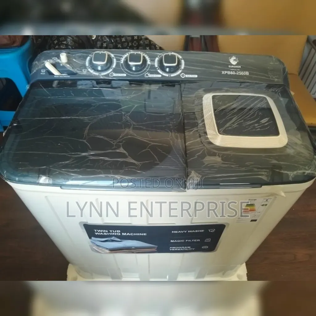 8kg Euroken  Twin Tub Washing Machine