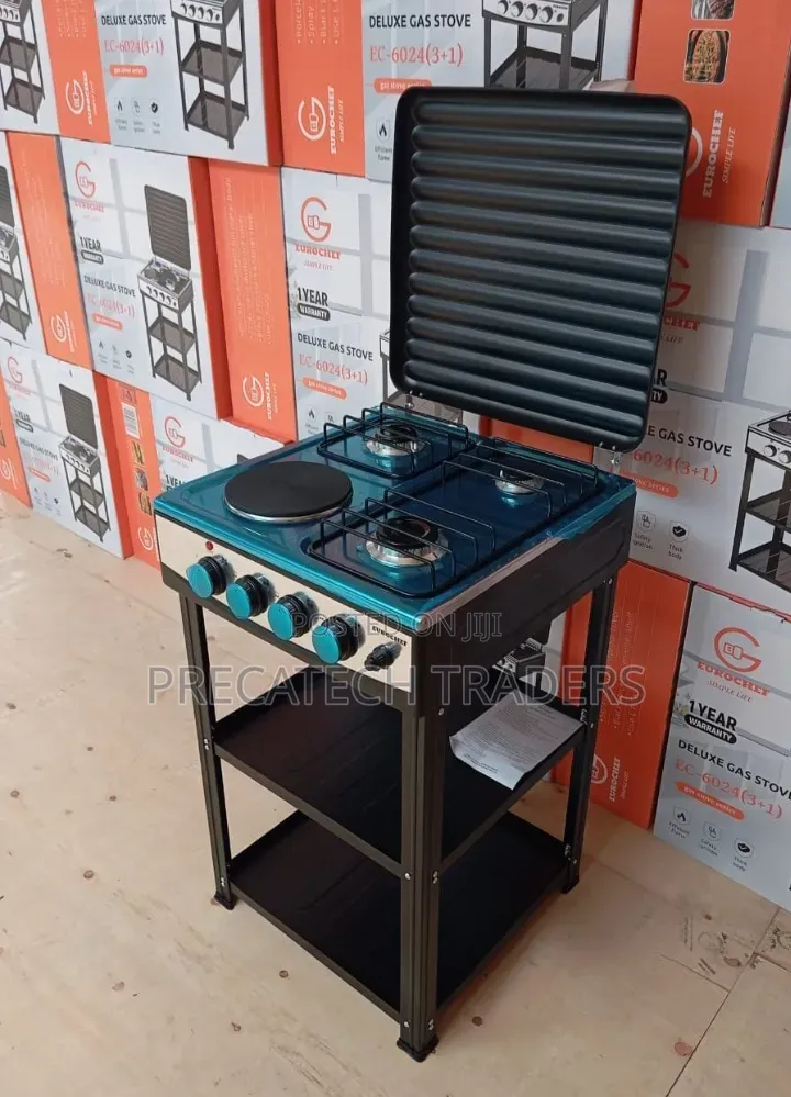 Eurochef 3+1 Standing Cooker – Gas & Electric