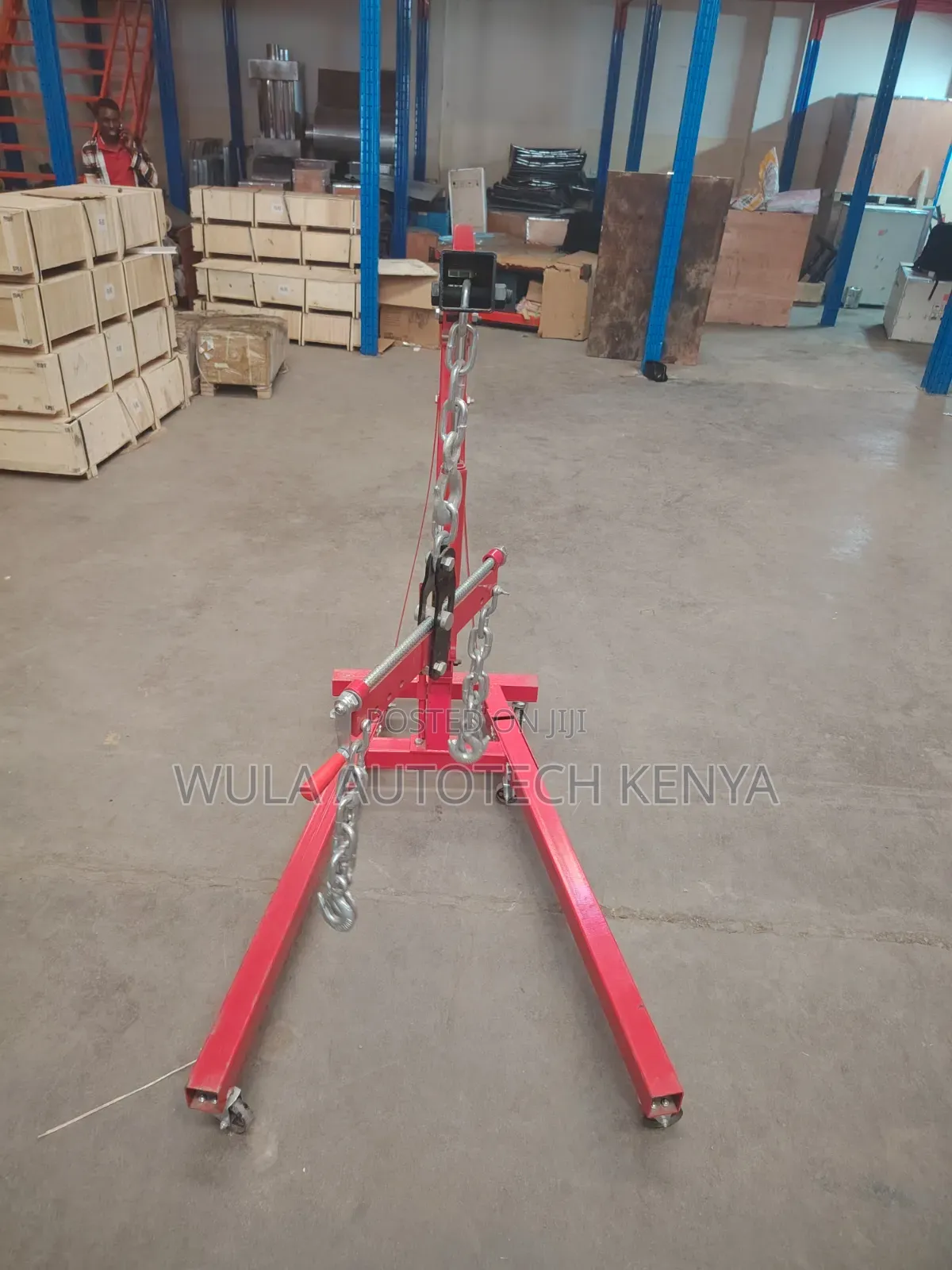 Heavy Duty Foldable and Mobile Workshop Engine Crane Hoist Sunshine