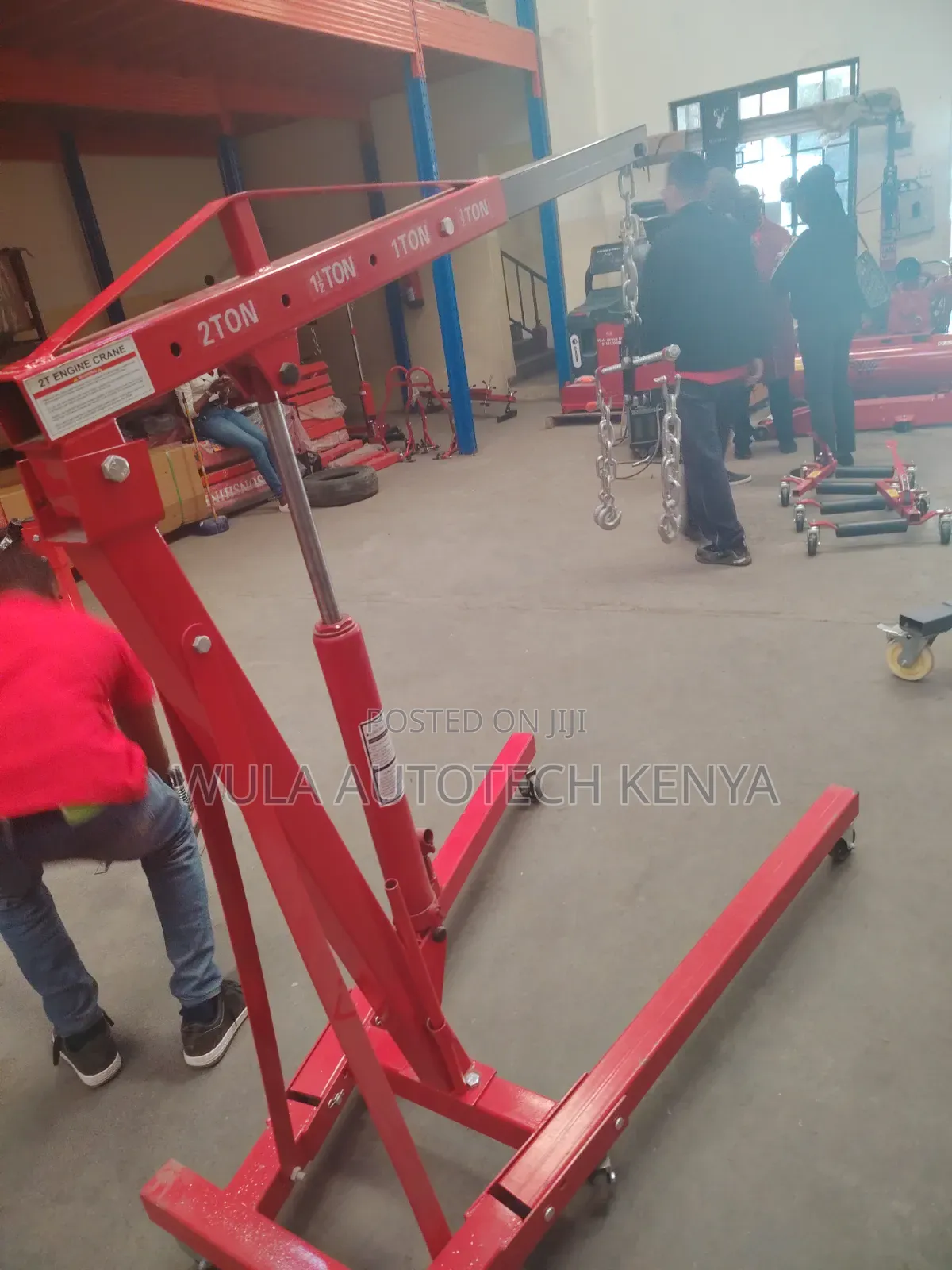 Adjustable Telescopic Boom With Multiple Lifting Position Engine Crane