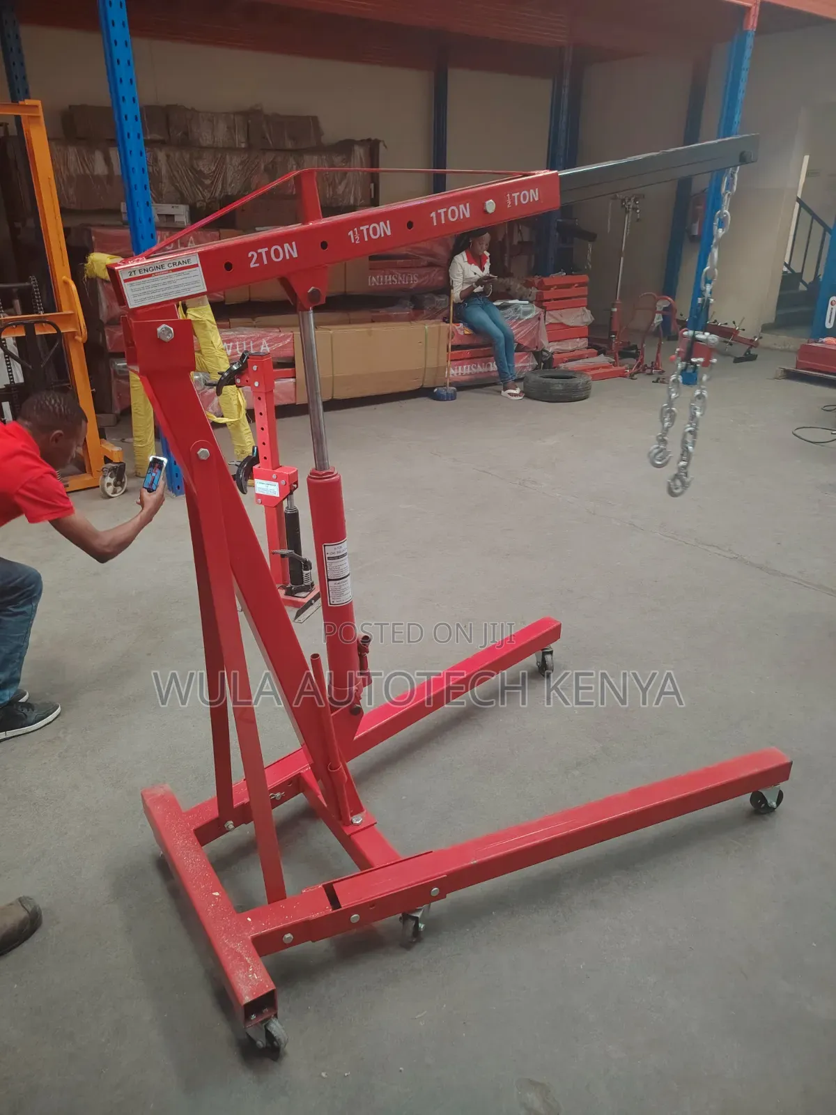 Engine Removal Installation and Lifting Crane Machine Sunshine Italy