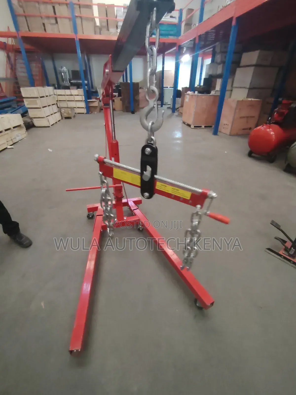 Manual Hydraulic Operation Engine Crane Hoist Sunshine Italy