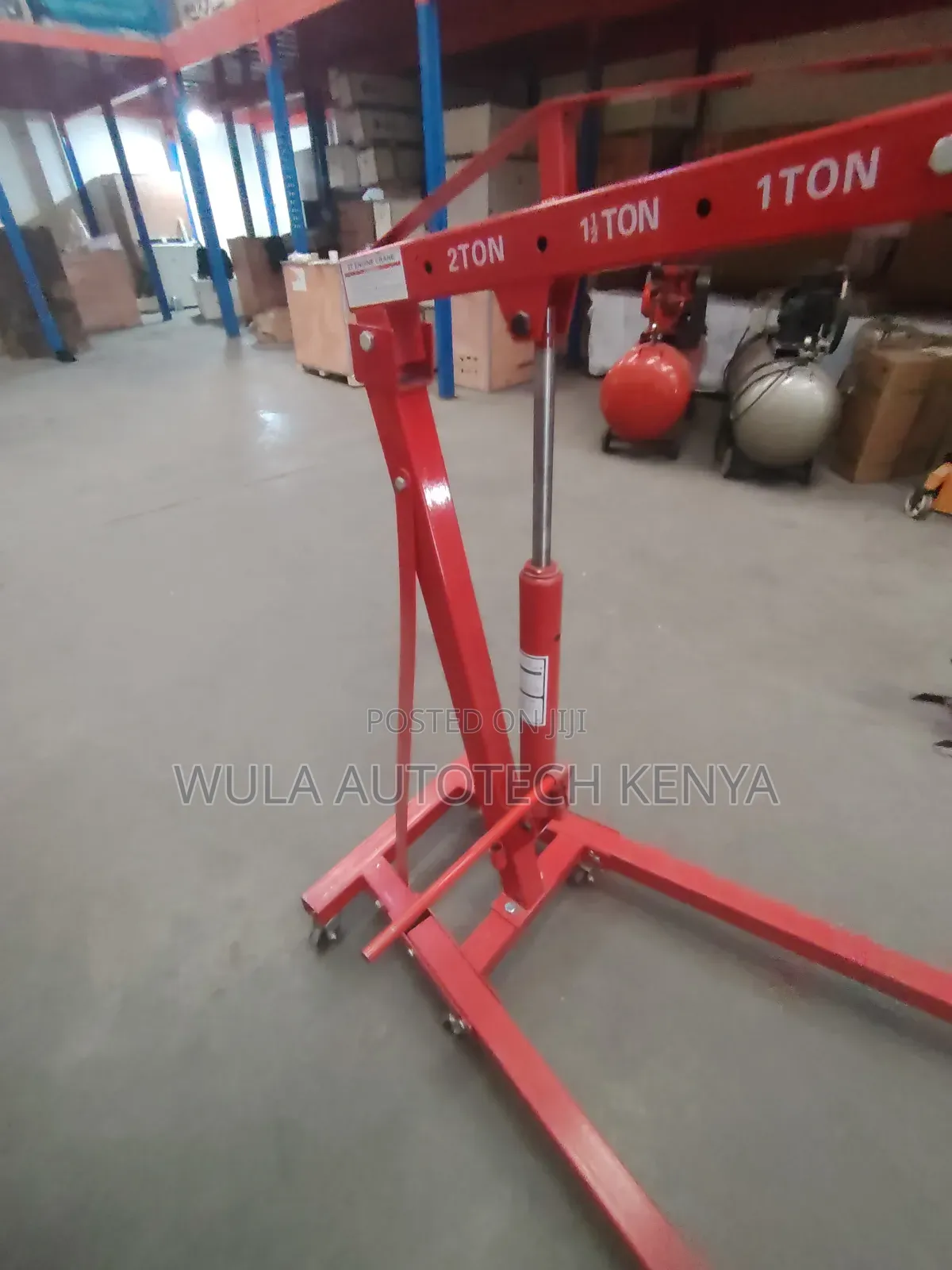 Heavy Duty Engine Crane Hoist With Castor Wheels for Easy Movement