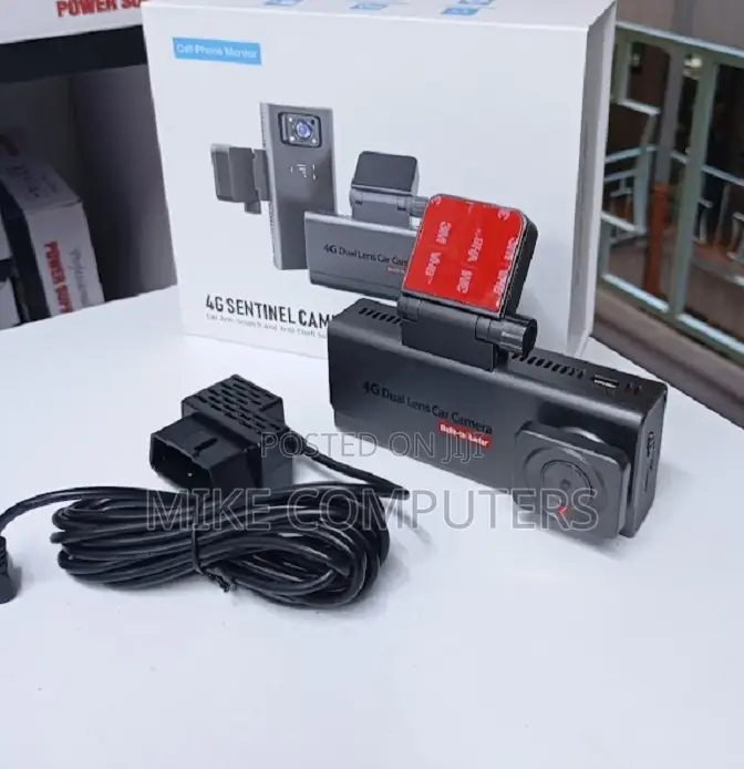 Premium 4G Dual Lens Dash Cam Front & Rear Camera, GPS