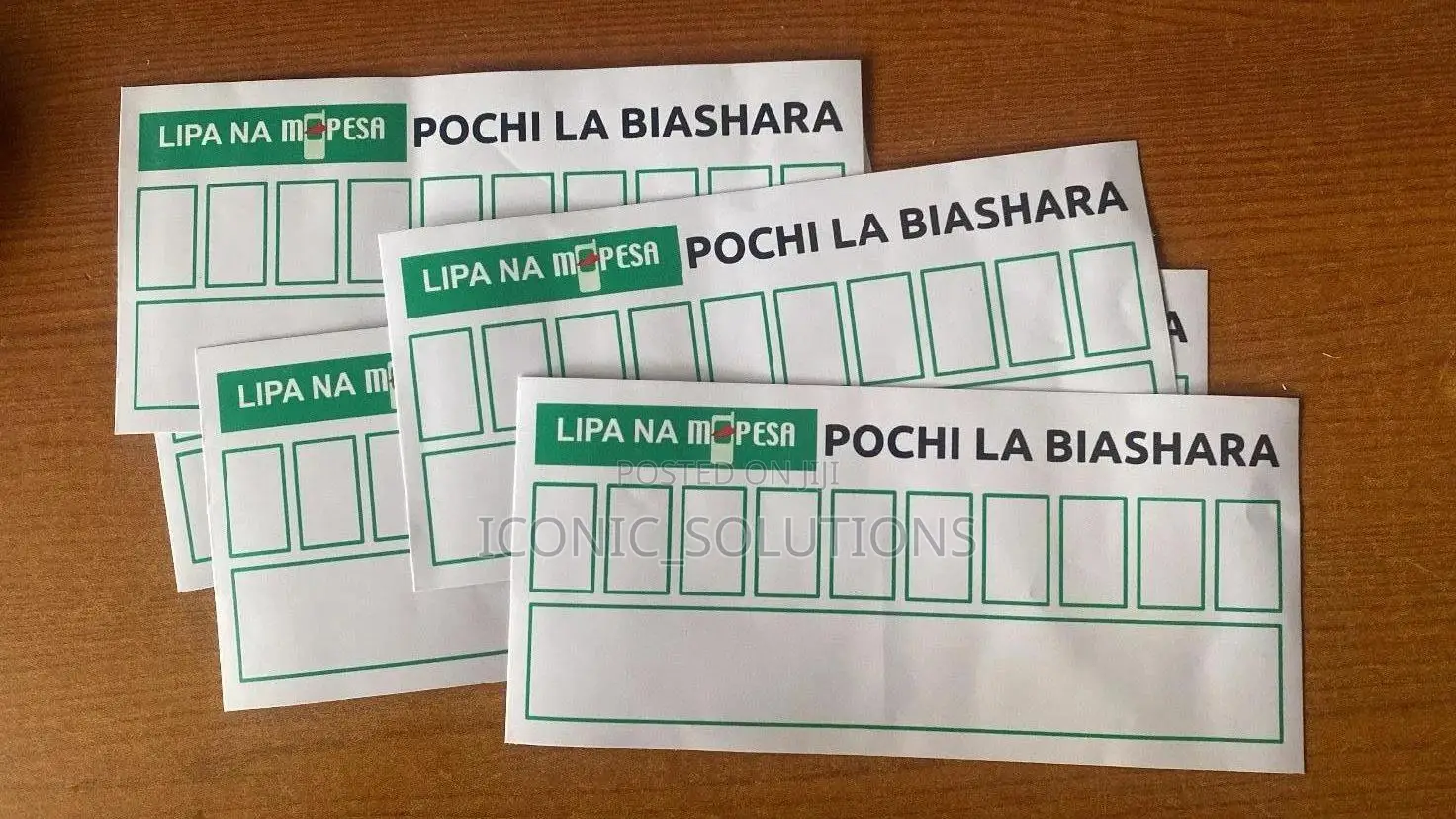 Pochi La Biashara Stickers(200 Pair)