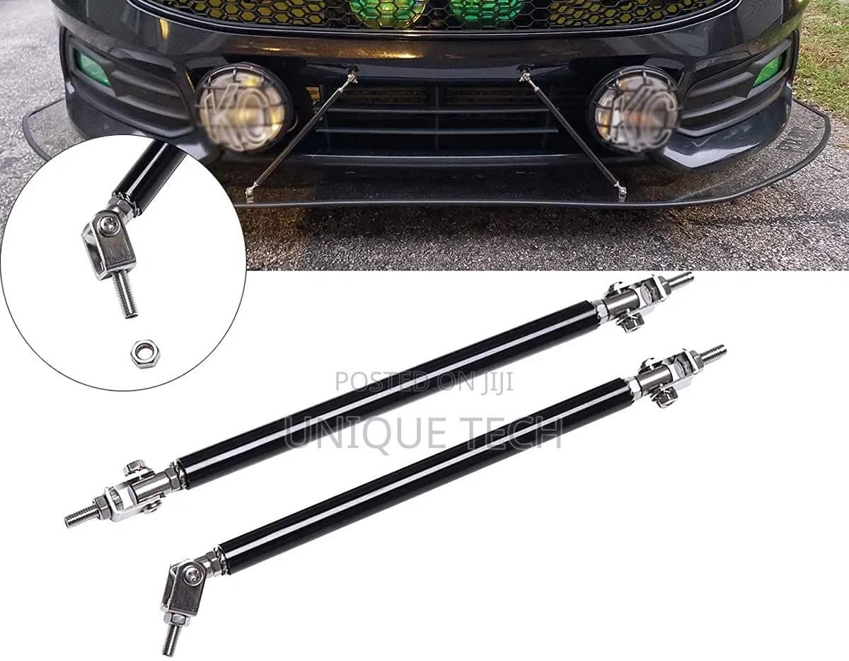 2 PCS Metallic Bumper Lip Rod Strut Holder