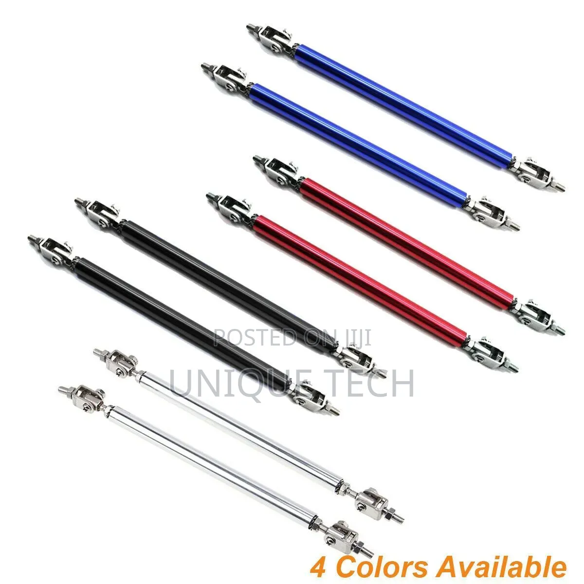 Adjustable Bumper Lip Support Rods