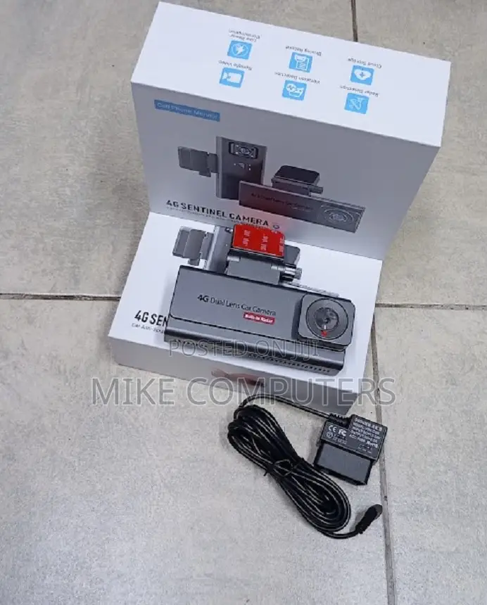 4G Dual Lens Dash Cam – Full HD Front & Rear Car Ubox Pro
