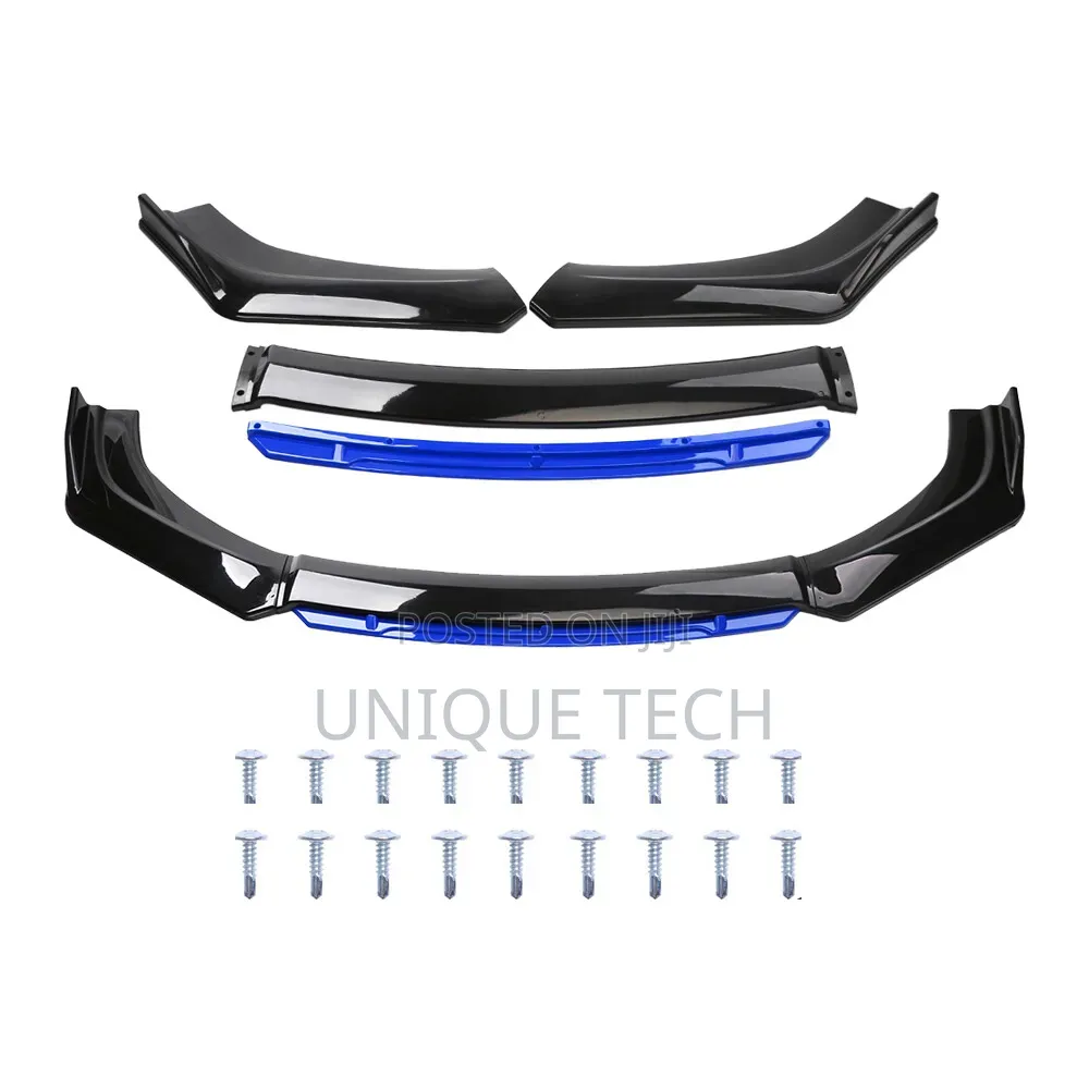 Bumper Lip Kit Black With Blue Universal